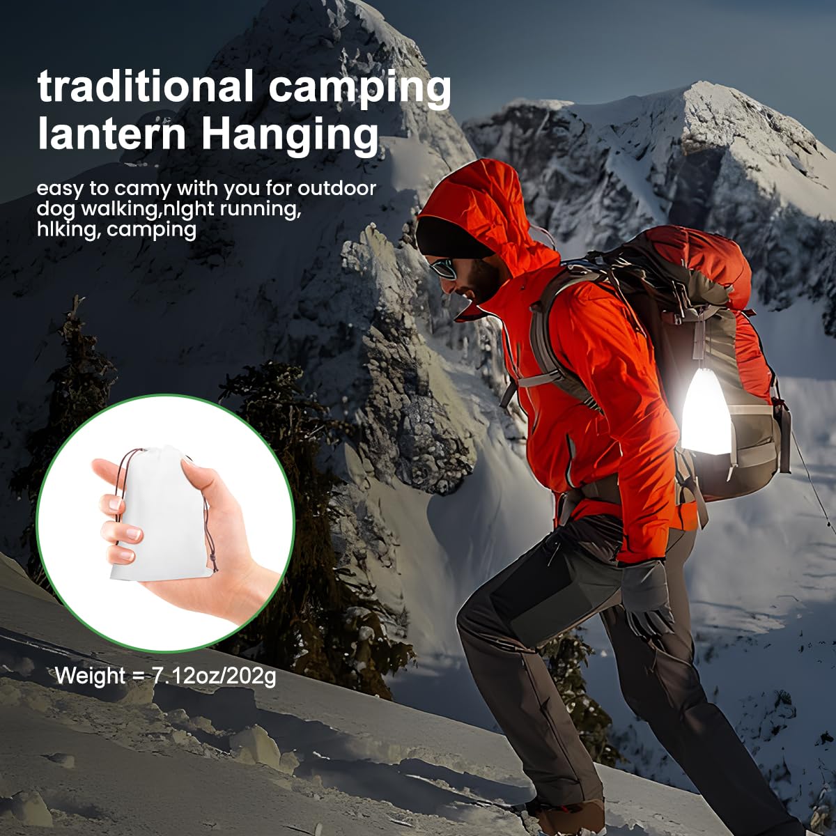 Amazon.com: Camping Lights and Lanterns, Collapsible Outdoor LED Camping Lantern Tent Lights with Battery Powered, Portable Battery Lanterns for Power Outages Car RV Hurricane Emergency Kit Hiking Fishing : Sports & Outdoors
