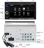 Vista 19 de BOSS Audio Systems BV9358B Sistema estéreo para automóvil, doble Din, pantalla táctil de 6.2 pulgadas, consola principal con audio/llamadas por