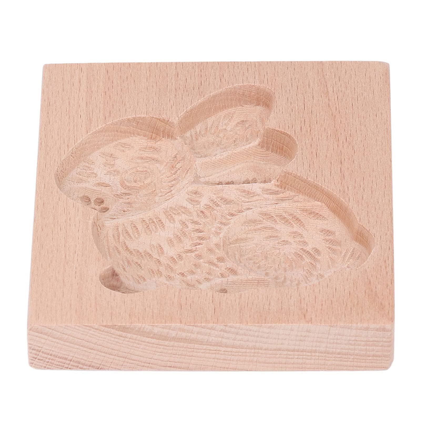 Keksausstecher, Keksformen aus Holz, Kekse, Kochzubehör, Keksform, Buchenholz, wiederverwendbar, waschbar, Kekspresse, Stempel for Backen in der Küche