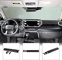 Vista 6 de Aunginsy Tiras de Panel de Tablero de Control Central Compatibles con Toyota Tundra/Sequoia 2022-2025 Moldura de Tablero de Consola Central de Coche