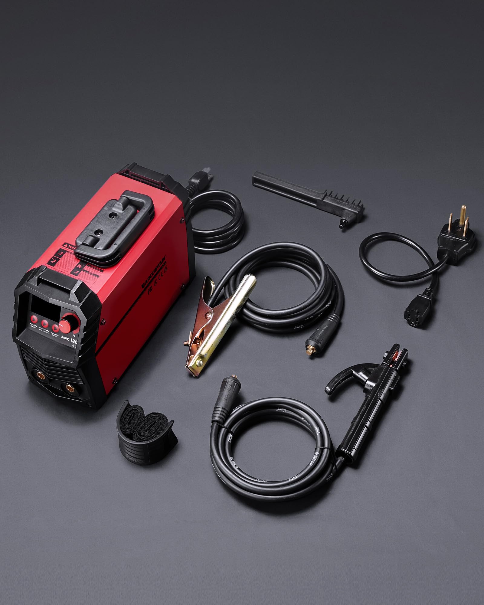 ARCCAPTAIN Poste a Souder Arc/Lift TIG 200 A avec Grand écran LED, Poste à Souder Inverter avec Contrôle Synergique,230V Machine a Souder con IGBT, Hot Start, Arc-Force, Anti-Stick