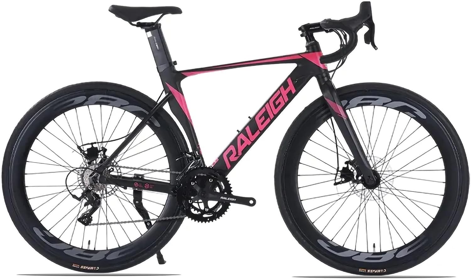Beginner Road Bike, 14 Speed Gears, Aero Road, Dual Control Lever, Disc Brake, For Beginners, Aluminum Frame, 85% Assembled, For Work or School