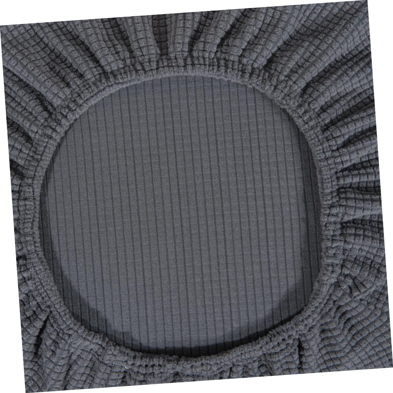 4pcs Stretchy Chair Covers Removable Elastic Seat Protector for Dining Chairs Fit for Home Office Weddings Grey