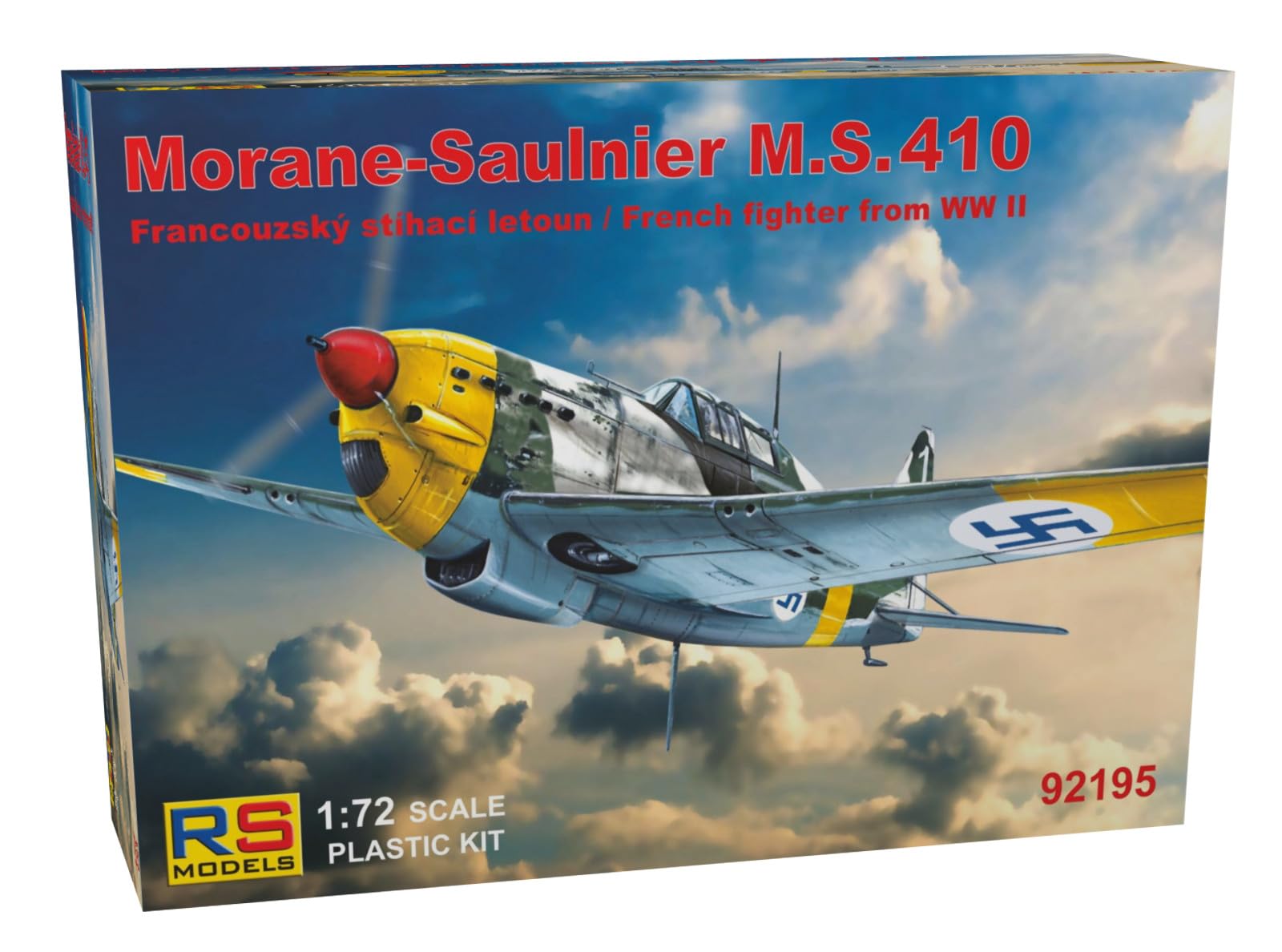 Morane-Saulnier MS.410 avion miniature à monter avec décalcomanies authentiques - 8
