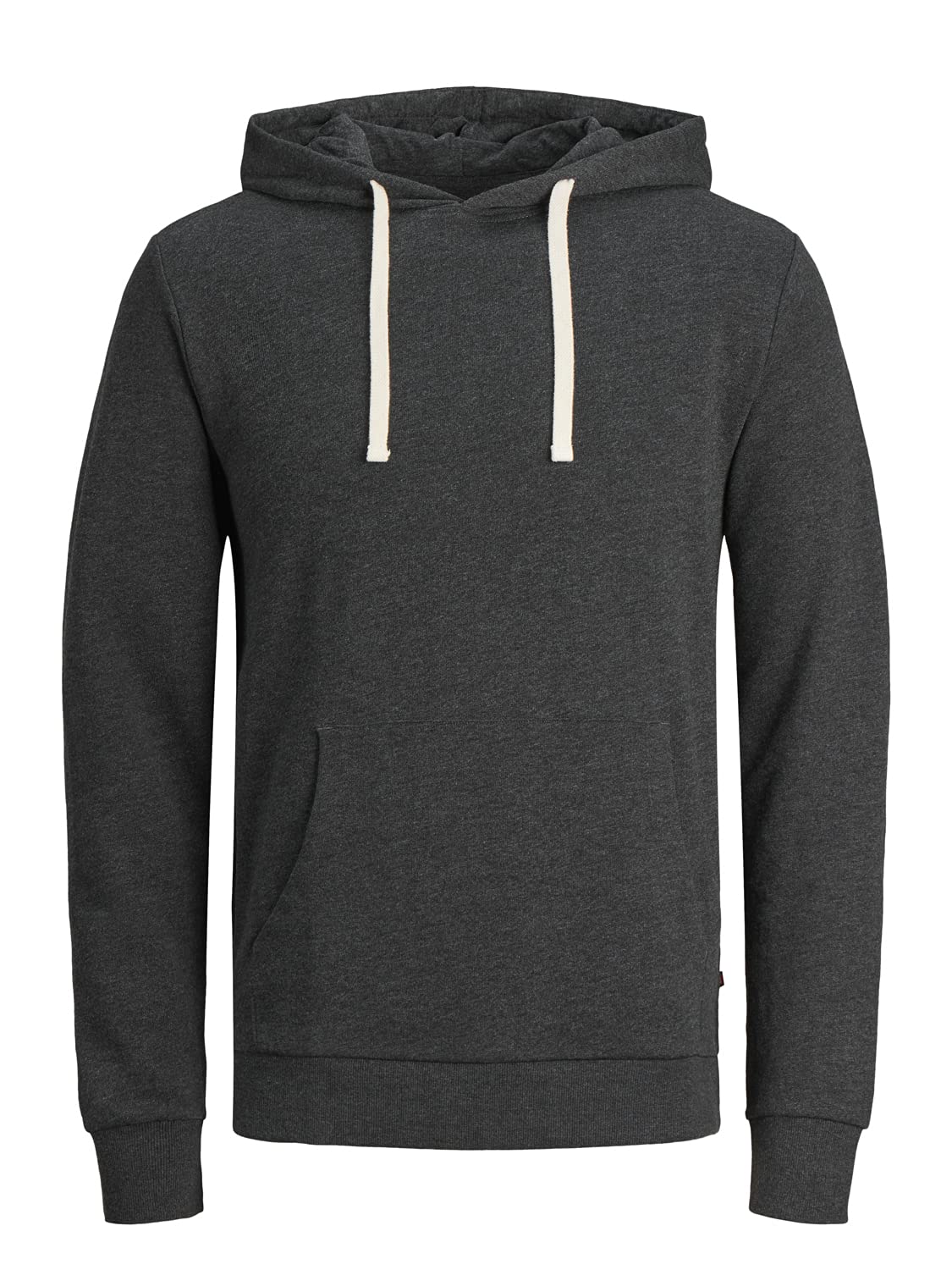 JACK & JONES Men's Jjeholmen Sweat Hood Noos Hoodie - Grey - M