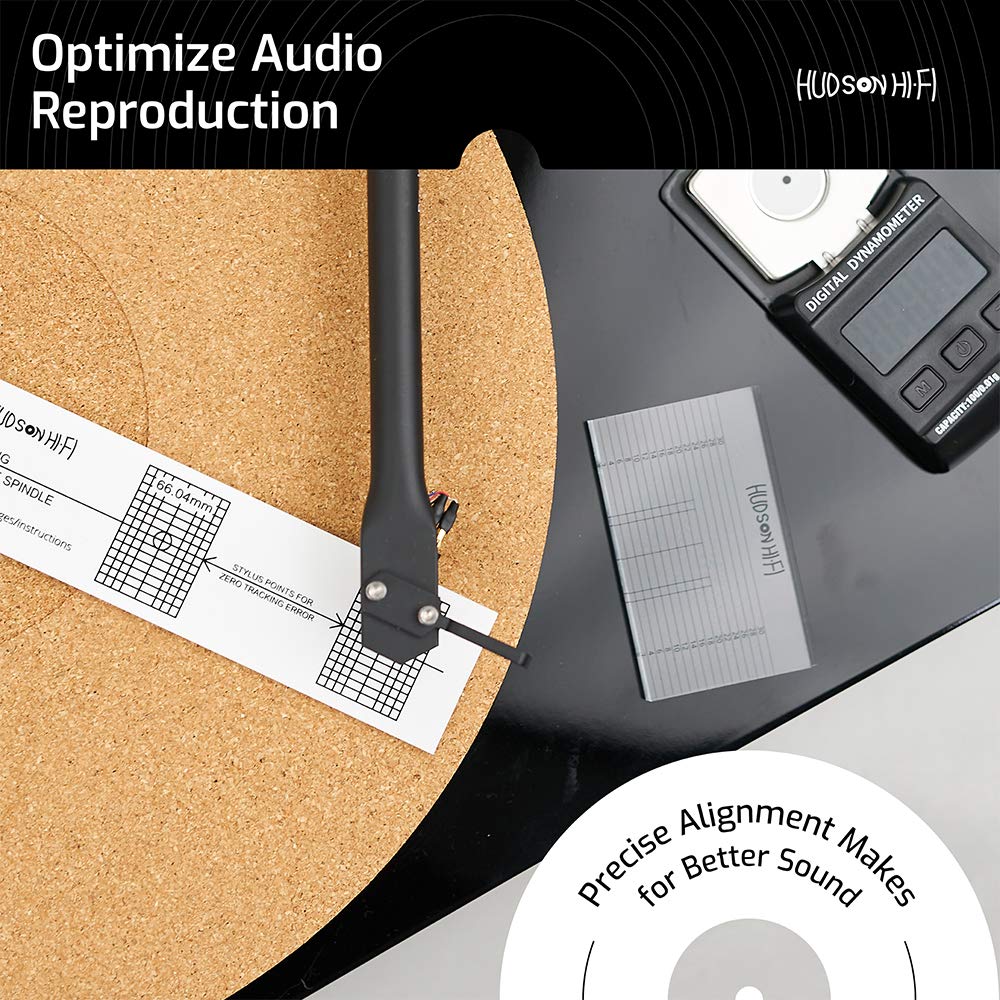 Buy Turntable Cartridge Alignment 3pc Kit w/ Premium PE CaseVertical