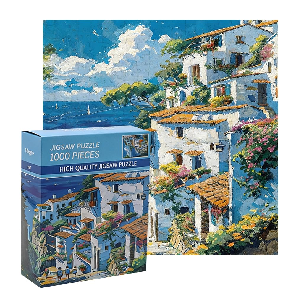 Jigsaw Puzzles for Adults 1000 Piece Landscape Jigsaw Puzzle for Adults Educational Game Suitable for Leisure Stress Relief and Home Wall Decoration-14.96 x 10.24Inch