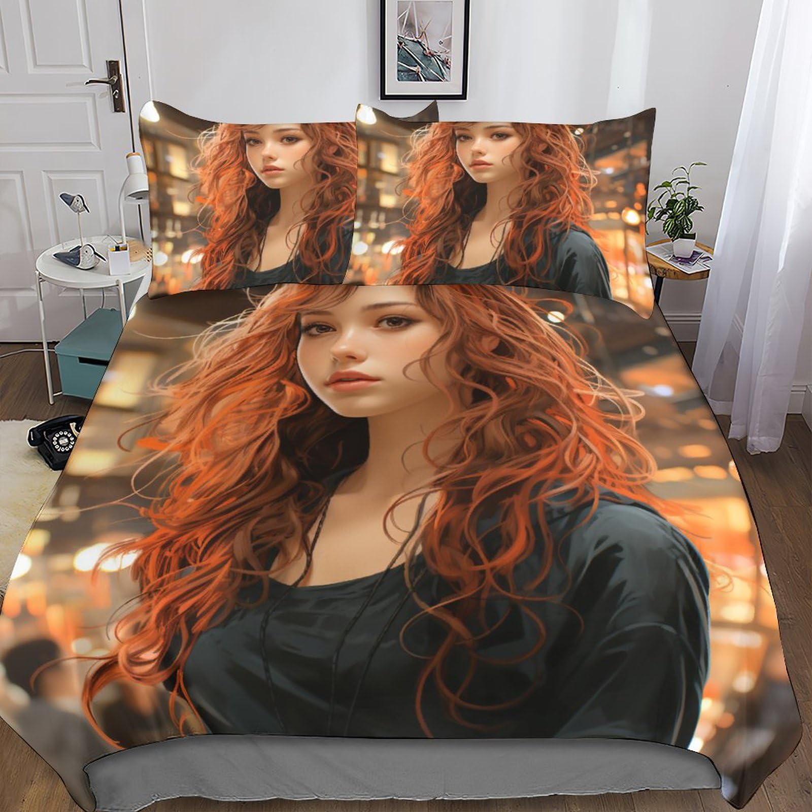 Parure de lit microfibre Girls Pretty Face Pretty Body aux finitions haut de gamme