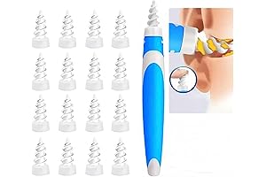 Q-Grips Earwax Removal Tool with 16 Replaceable Heads