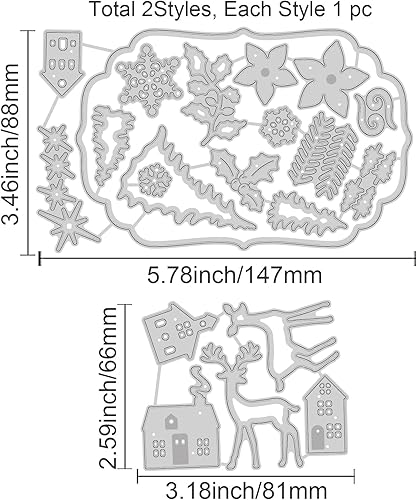 Vista 81 de INFUNLY 2 piezas de troqueles de corte de hada de metal para carritos de calabaza, estilo princesa, Halloween, plantilla en relieve para hacer