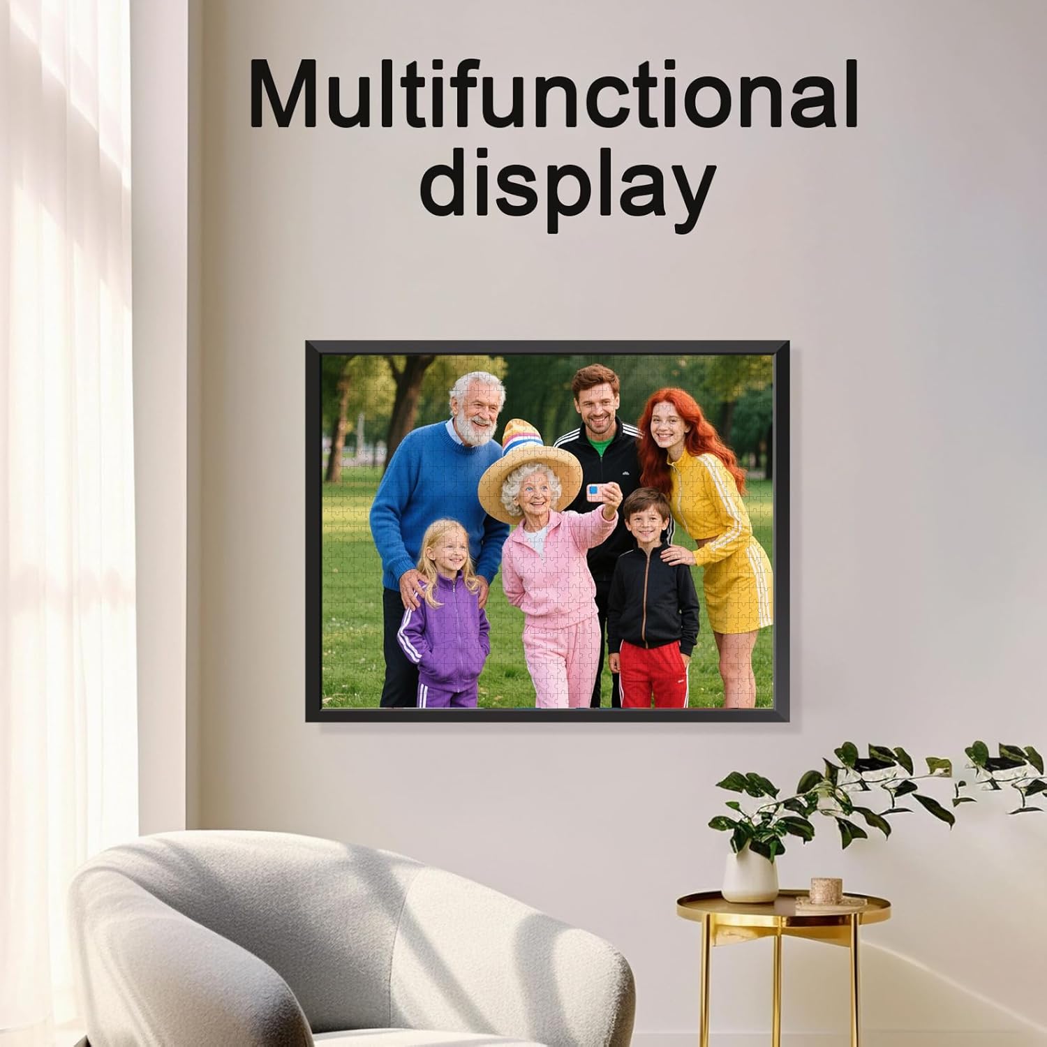 Personalized Photo Puzzle, 1000 Pieces, Custom Puzzle from Pictures, Unique Gift for Mother's Day, Family, Pet, Birthday, Wedding (1000-Horizontal)