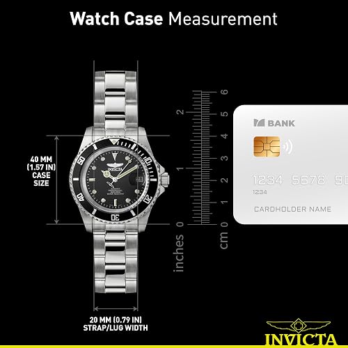 Invicta Pro Diver Edelstahl Herren Automatikuhr - 40mm - 7