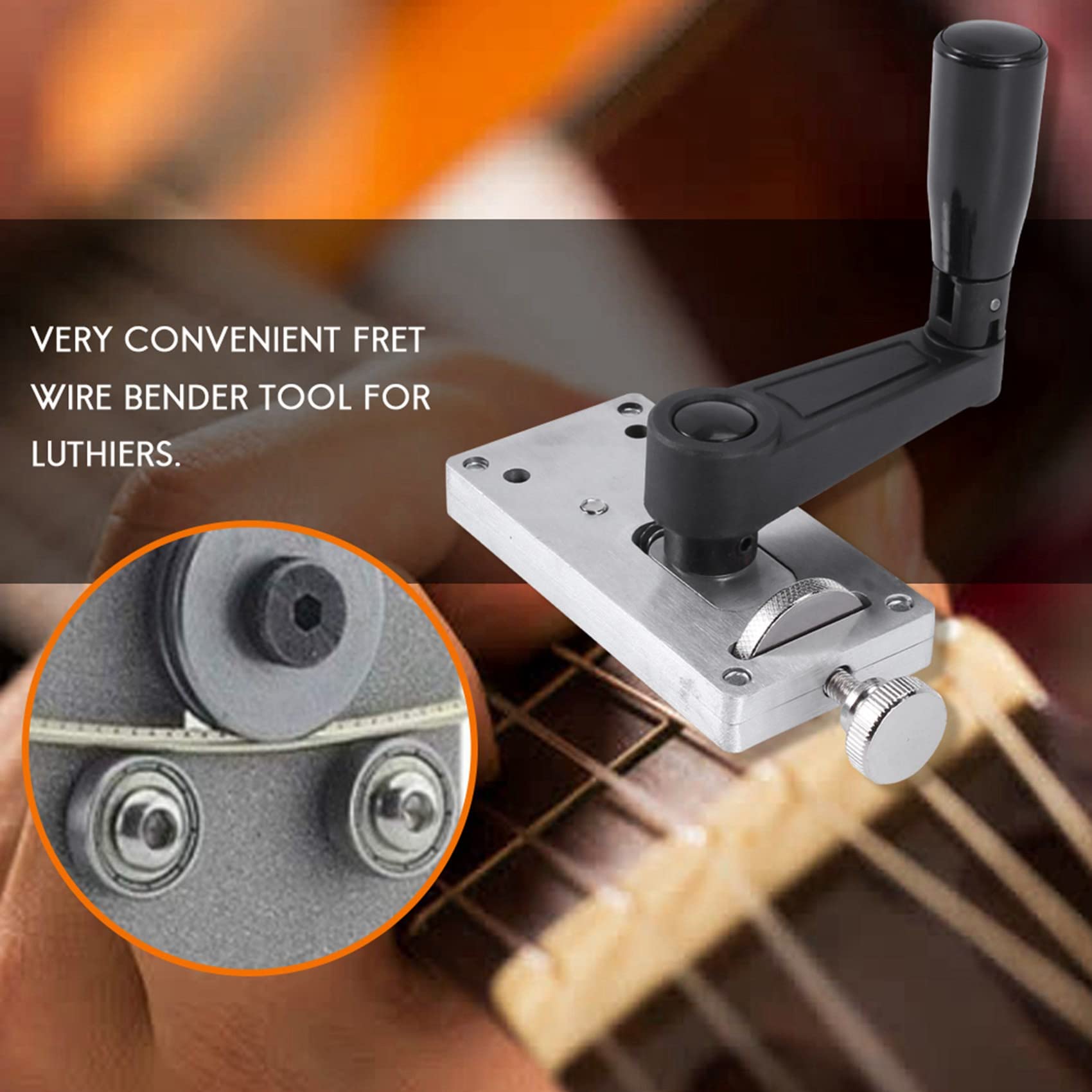 Gitarren Gitarren Werkzeug Alu Bund Bender Gitarren Werkzeug 13,8 X 5 Cm zum Biegen Von Gitarren Bund DräHten