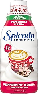 Sugar Free Coffee Creamer, 32 Fl Oz. Peppermint Mocha.