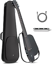 Enya NEXG 2 Basic Acoustic Guitar | Electric Guitar All-in-One Smart Audio Guitar Carbon Fiber 80W Wireless Speaker, Wireless Pedal, Guitar Bag [Black]