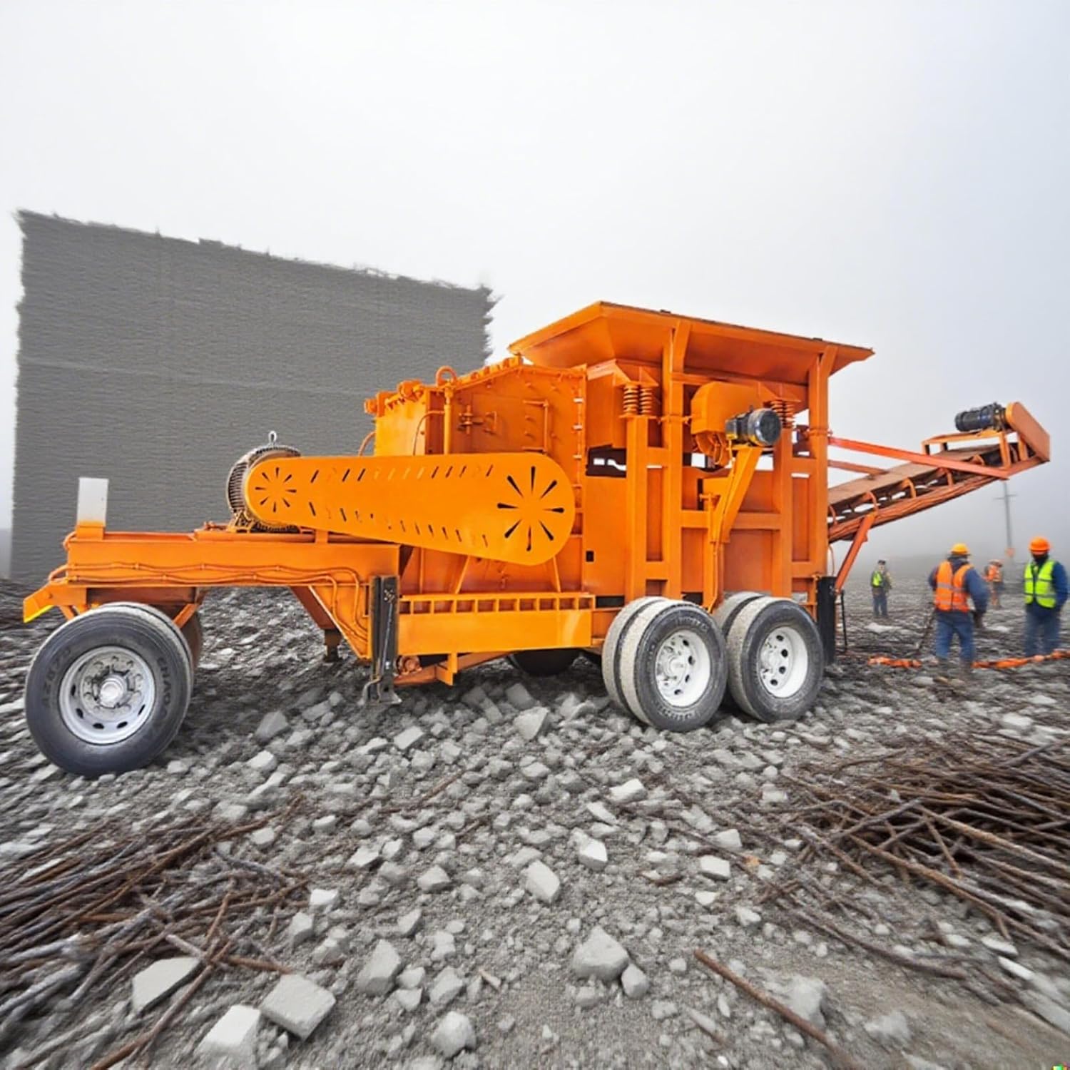 Advanced Tracked Mobile Crusher Station for Large-Scale Aggregate Production, Supporting Flexible Site Operations in Quarrying, Road Foundations, and Mining Applications