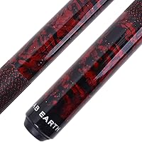 Vista 11 de Taco de billar de 58 pulgadas, serie pintada a mano, 2 piezas, con envoltura de lino irlandés