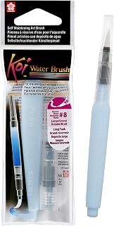 SAKURA Koi Water Brush - Water Brush for Watercolor - 9 ml Tank - Large Brush Tip