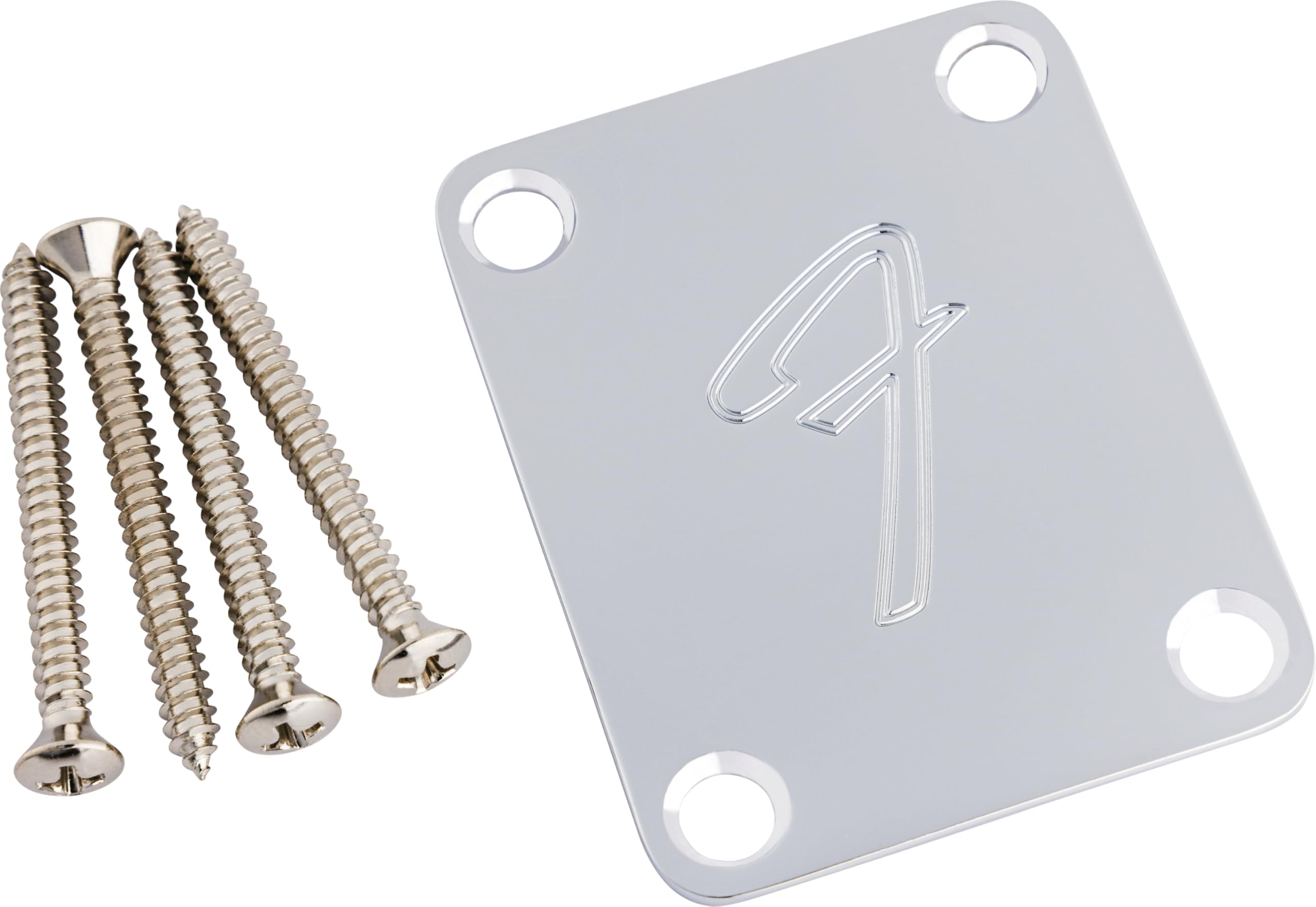 Fender F Neckplate Chrome