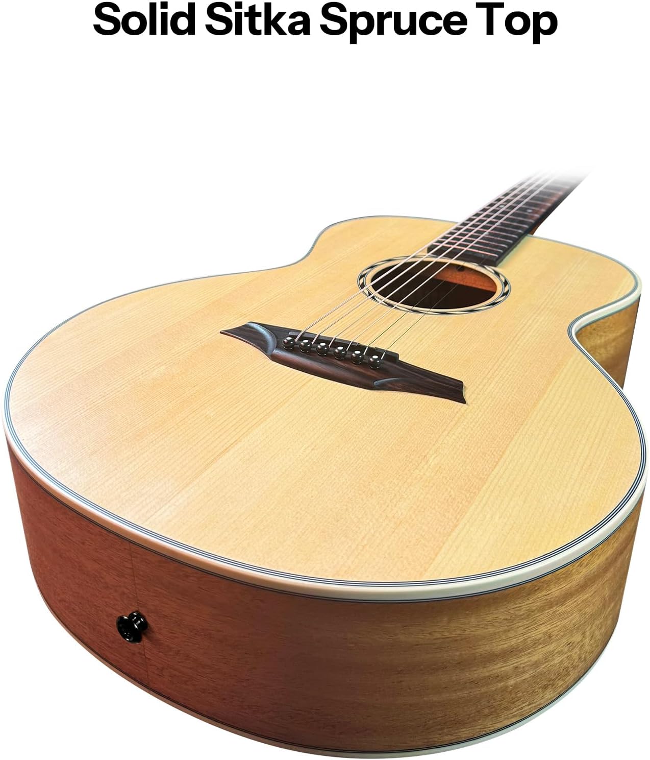 Bromo BAA 8 SG Solid Top Mini Jumo Acoustic Guitar
