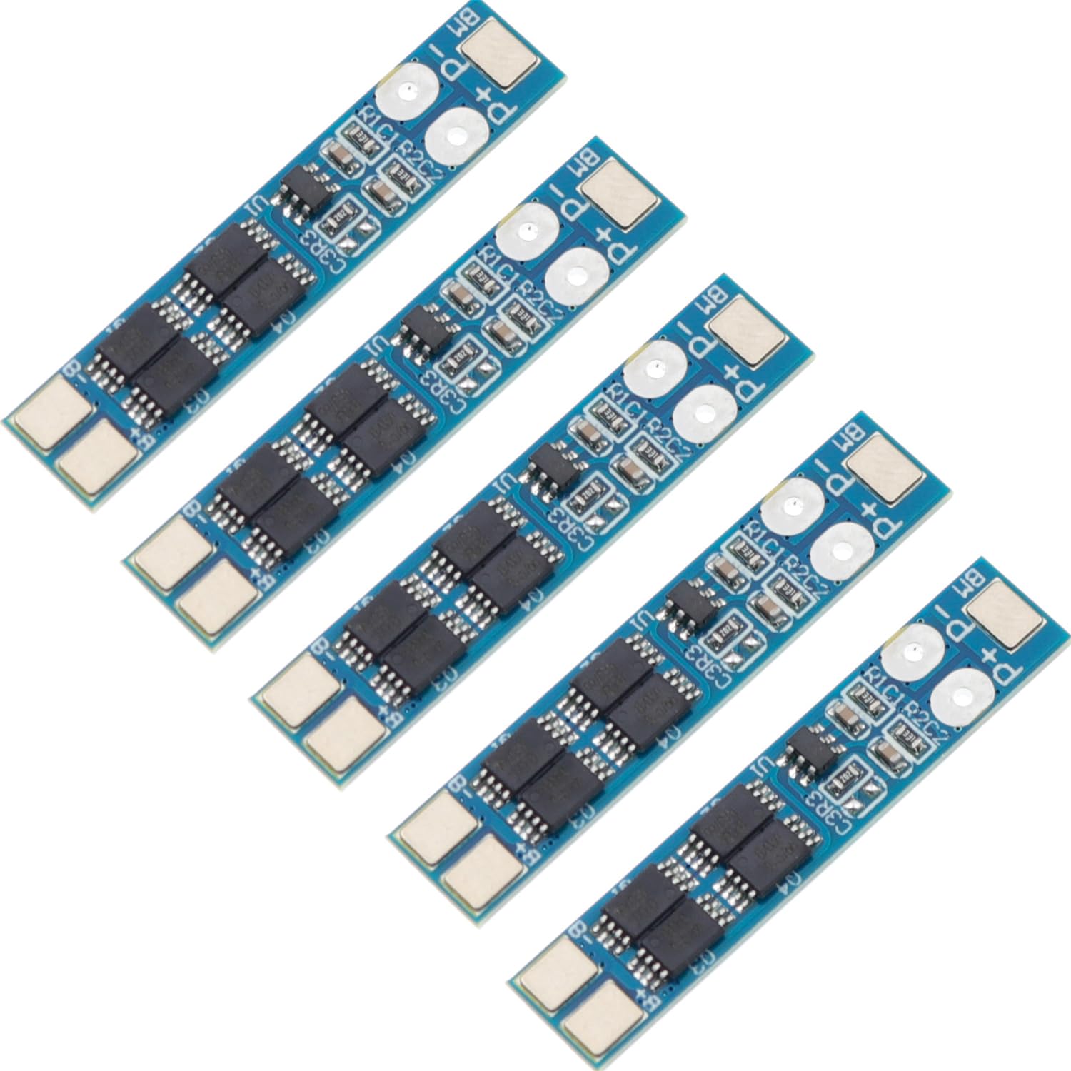 MAB Sサイズ② Amazon.co.jp: RASBEE 5個 2S 7.4V 8.4V 8A 18650充電器保護板 PCB BMS