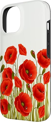 Miniatura 5 de iPhone XR - Carcasa para iPhone XR con diseño de amapolas rojas