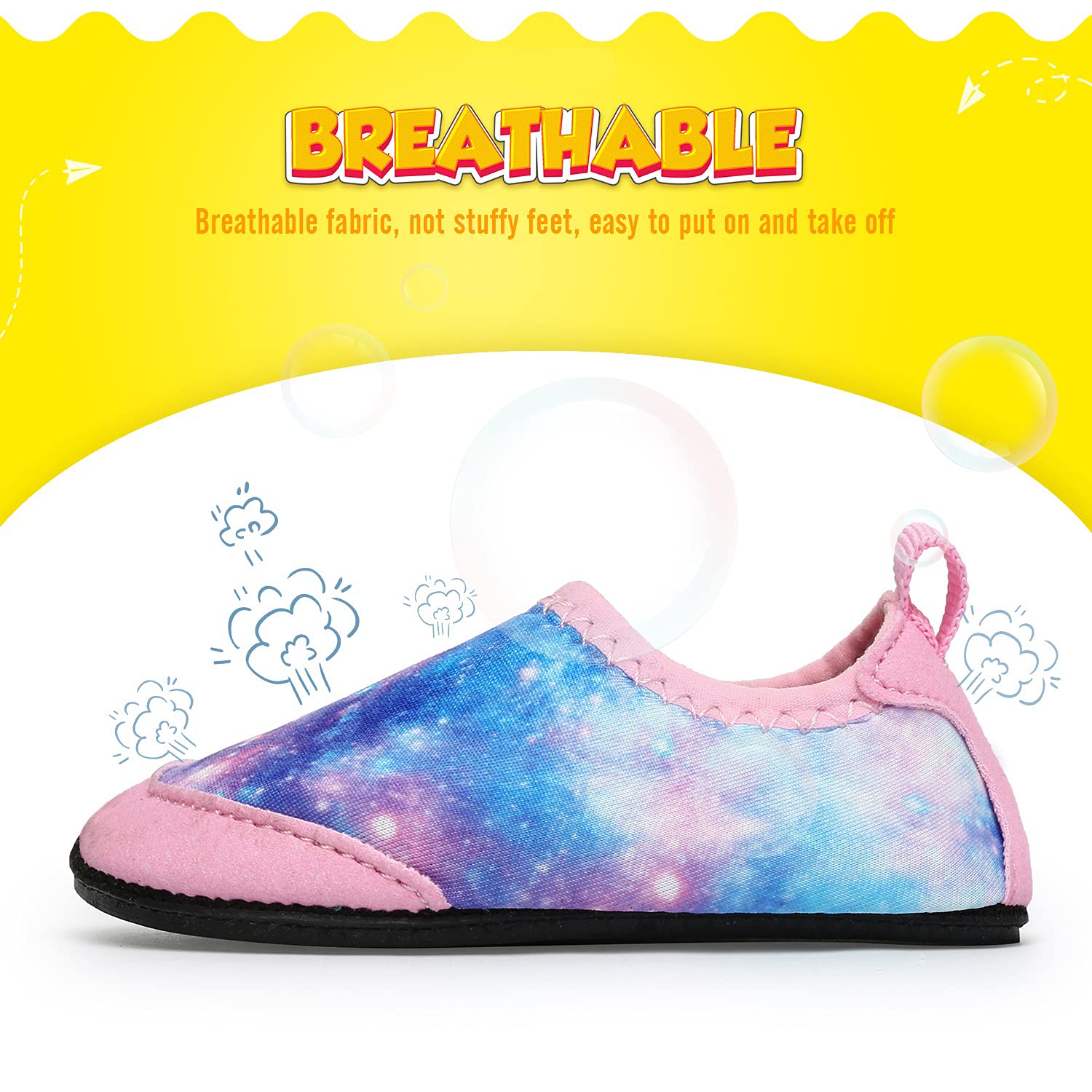 Zapatos de Agua para niños y niñas, Zapatos de Playa para niños pequeños, Calcetines acuáticos Descalzos Antideslizantes para Piscina y Playa — view 6