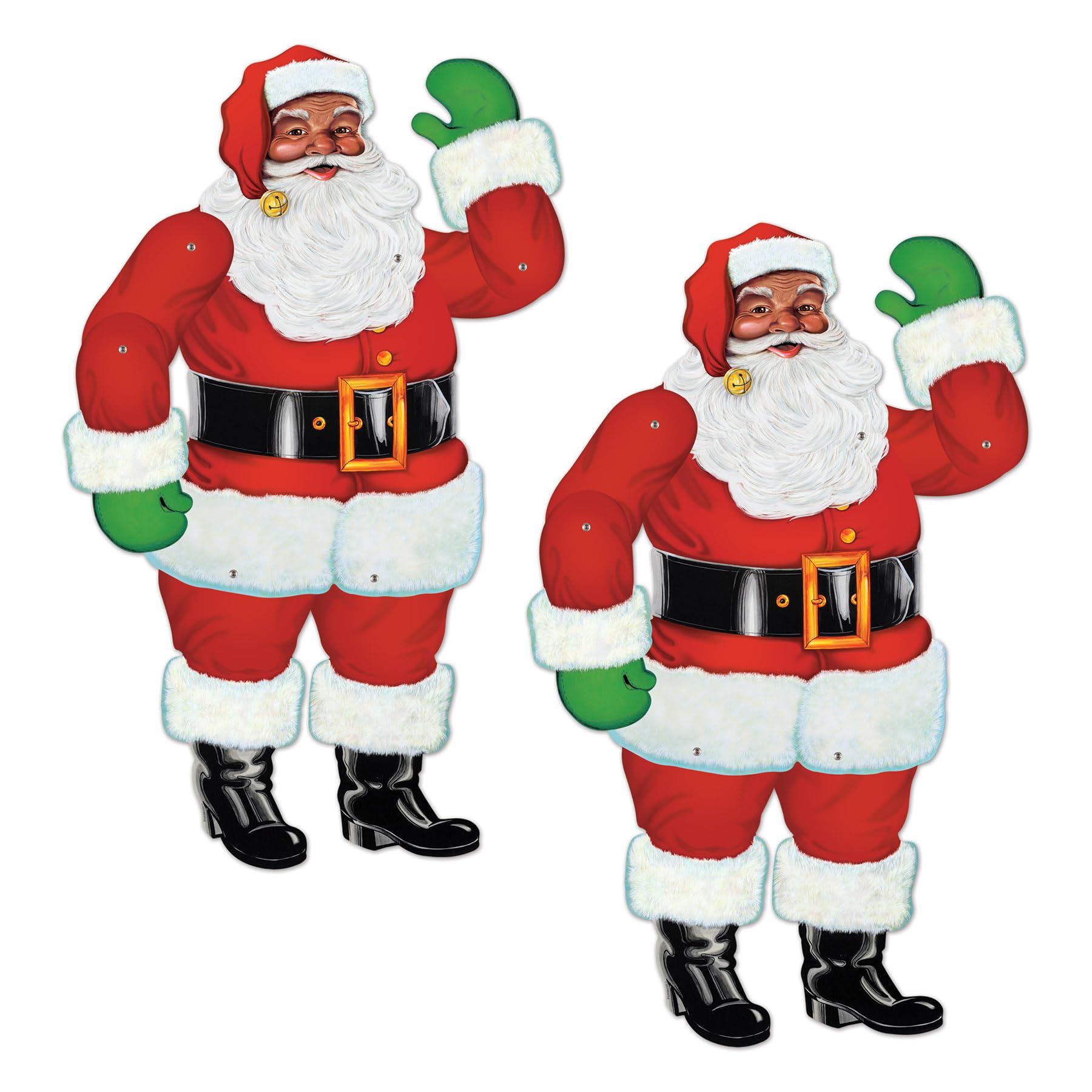 Père Noël articulé Beistle pour animer vos murs et fenêtres de Noël