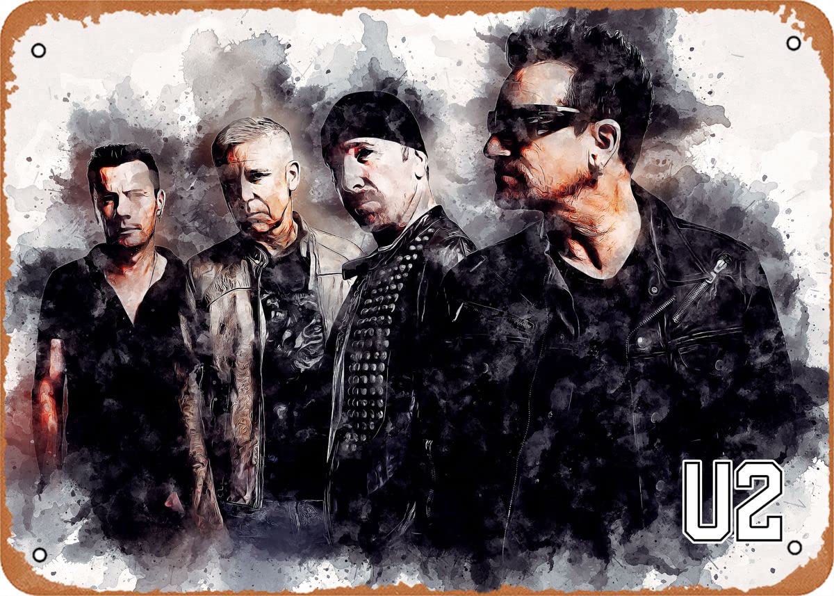 Amazon.com: Wanfst The Bands U2 Metal Tin Sign Poster Vintage Art