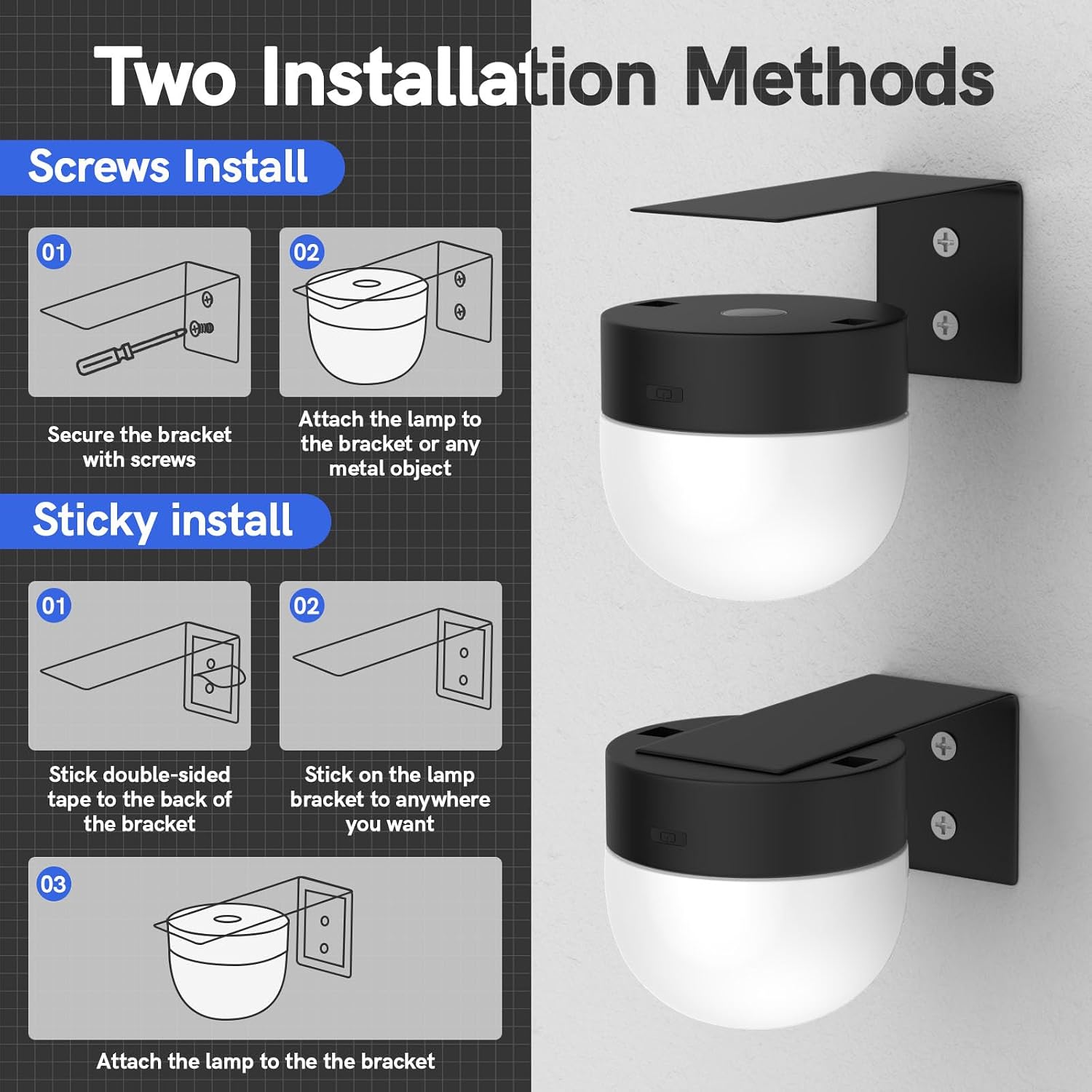 3Pack Picture Lights for Wall 3000mAh Rechargeable Battery Operated Art Light for Paintings LED Magnetic Wall Sconce with Remote 3 Color&12 RGB Lighting Cordless Wall Light for Posters Home Decor