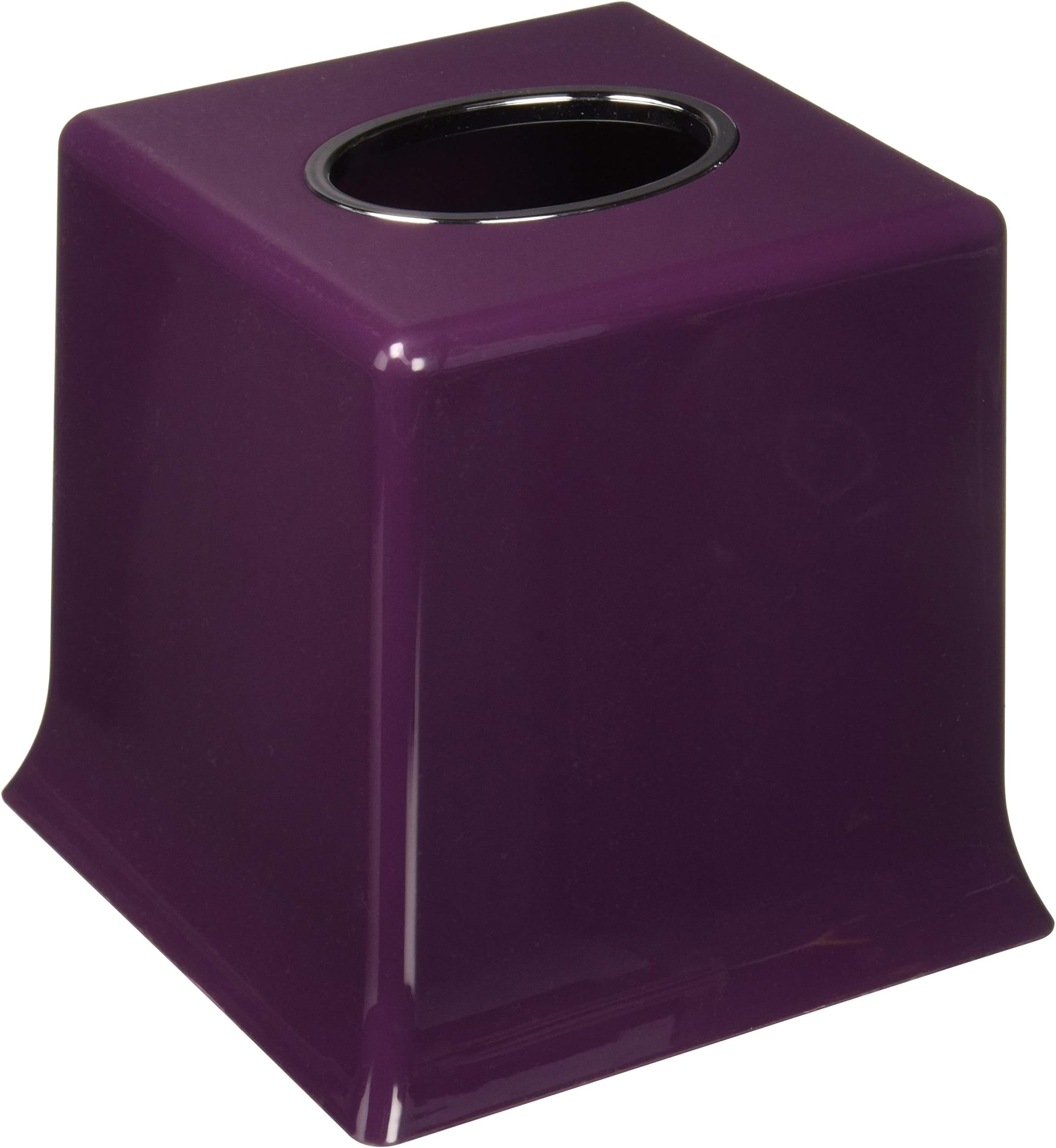 Creative Bath Products Tissue Holder, Purple