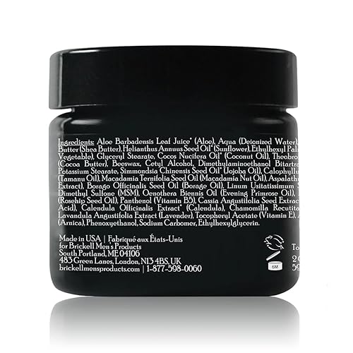 Miniatura 6 de Brickell - Crema antienvejecimiento revitalizante para hombres hidratante facial para reducir las líneas finas y las arrugas crema facial natural y