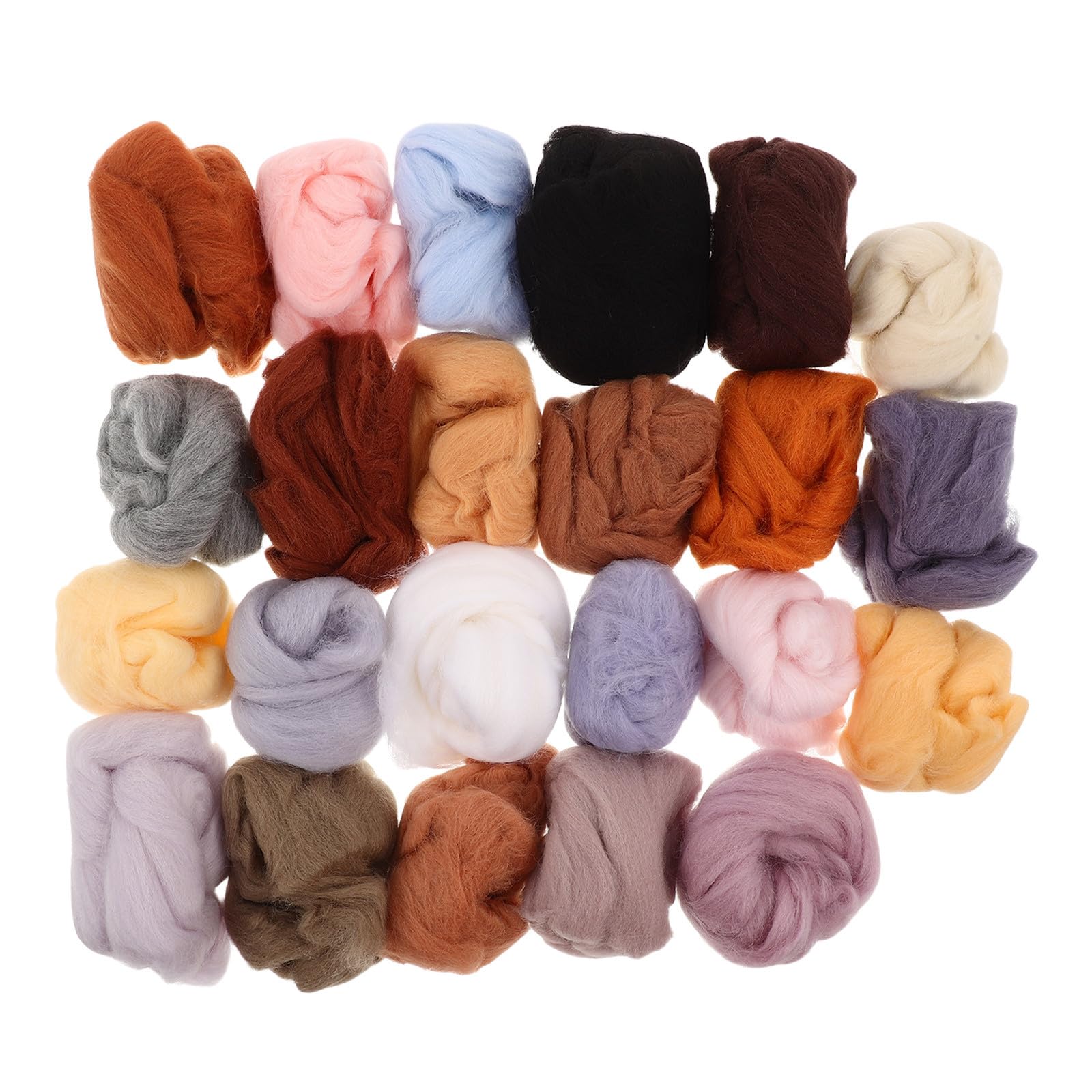 Kit de lana para fieltro de aguja para crear juguetes y manualidades en familia