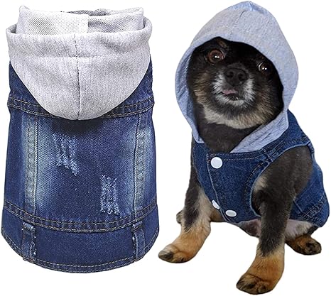 dog jean jacket amazon