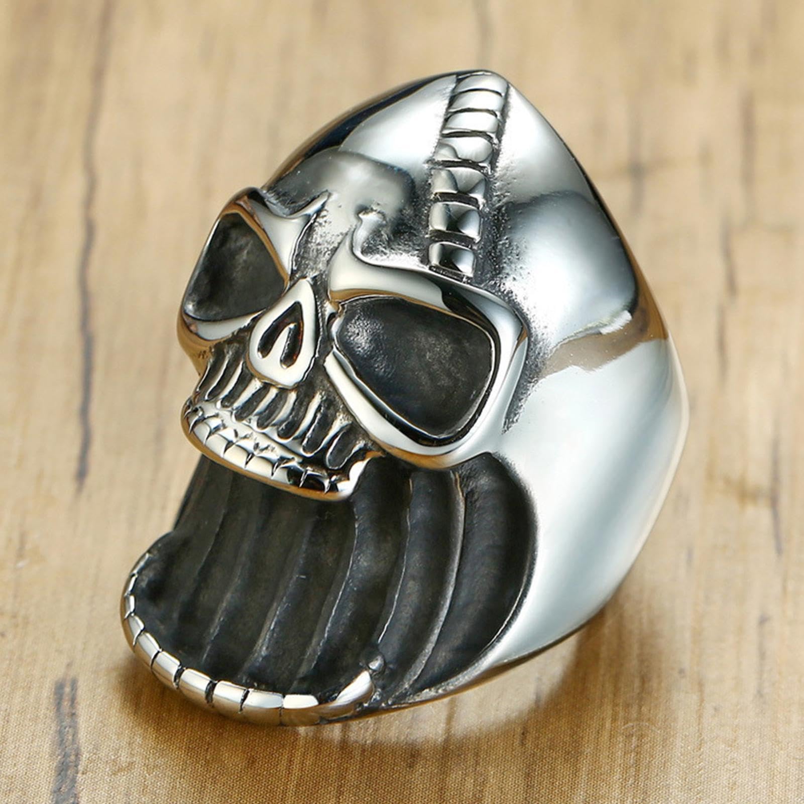Rechthoekige gouden heren ring Robertus 2 | Design je unieke ring