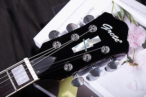 Miniatura 5 de GROTE Guitarra Guitarra eléctrica de cuerpo sólido con Gigbag LPYS-006 (rojo)