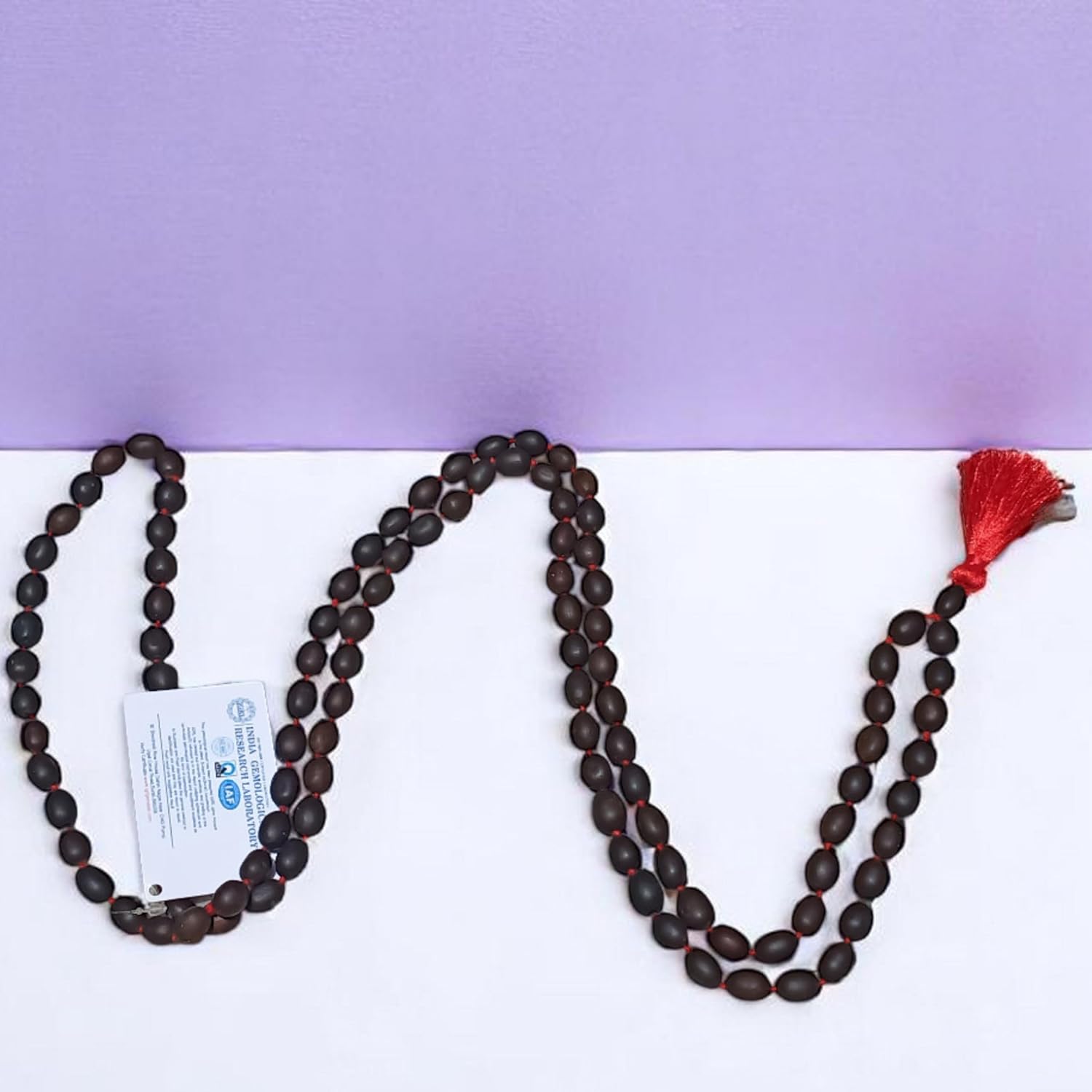 Kamal Gatta Japa Mala 108+1 Beads | Lotus Seed Rosary for Hindu Prayer, Yoga, Meditation & Puja | Sacred Kamalgatta Mala for Goddess Lakshmi Worship | Spiritual Jap Mala for Daily Rituals - Image 4