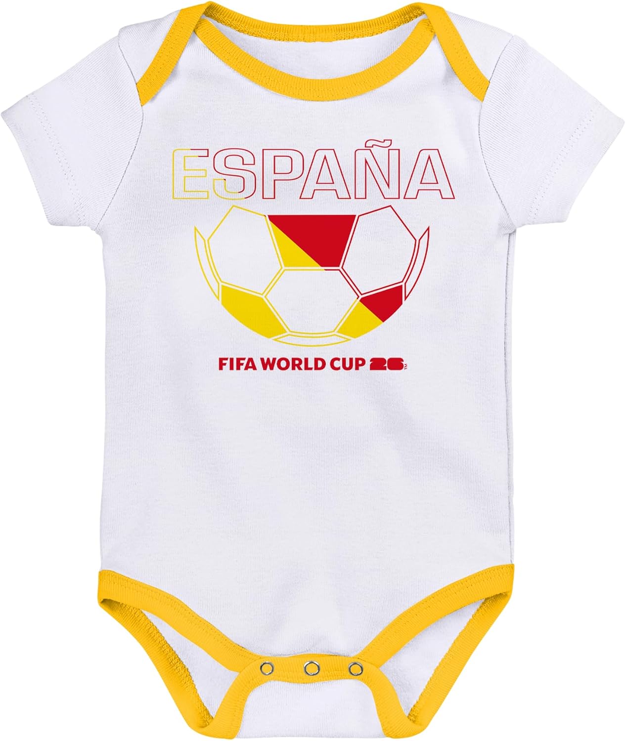 Outerstuff FIFA World Cup 2026 Infant and Toddler 3 Pack Country Onsie