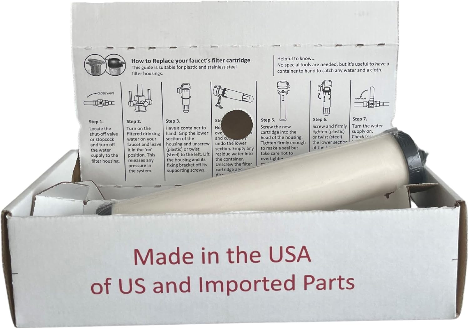 Rohl® FRX02 HRF-1000 FR9455 Perrin & Rowe® Compatible Replacement Water Filter (Twin Pack) to fit U.1812 and U.1812-2
