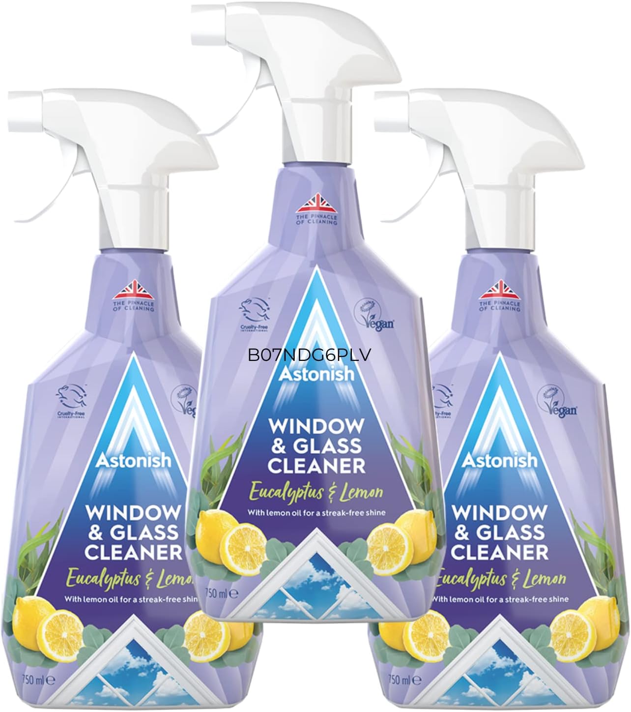 Astonish Streak Free Window & Glass Cleaner 3 Pack Spray