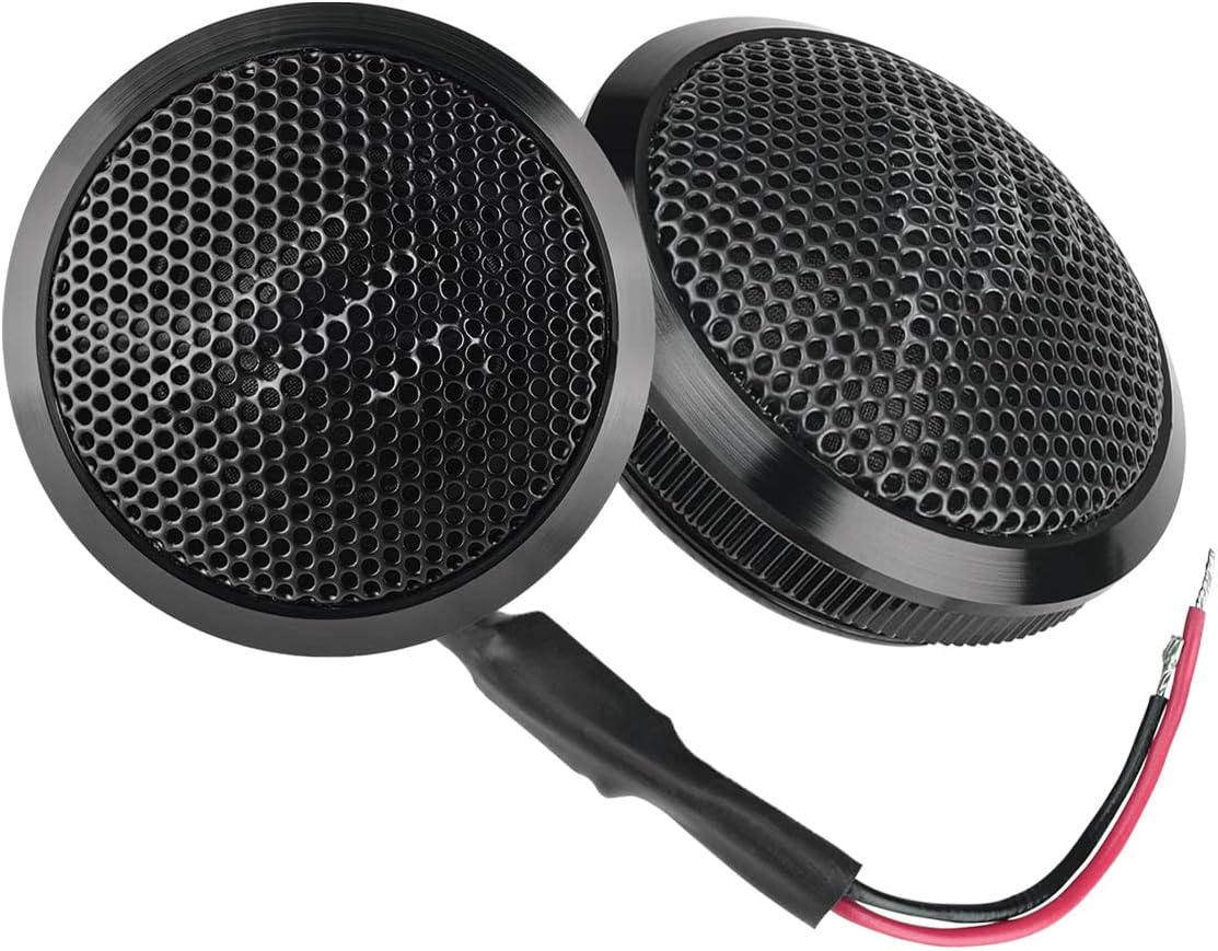 PRV AUDIO TW100SD-4 Soft Dome Tweeter Pair, 28 mm Dome, 4 Ohm, Sleek Flush Mount Design, Lightweight, Neodymium Magnets, Mounting Bracket Included (Pair)