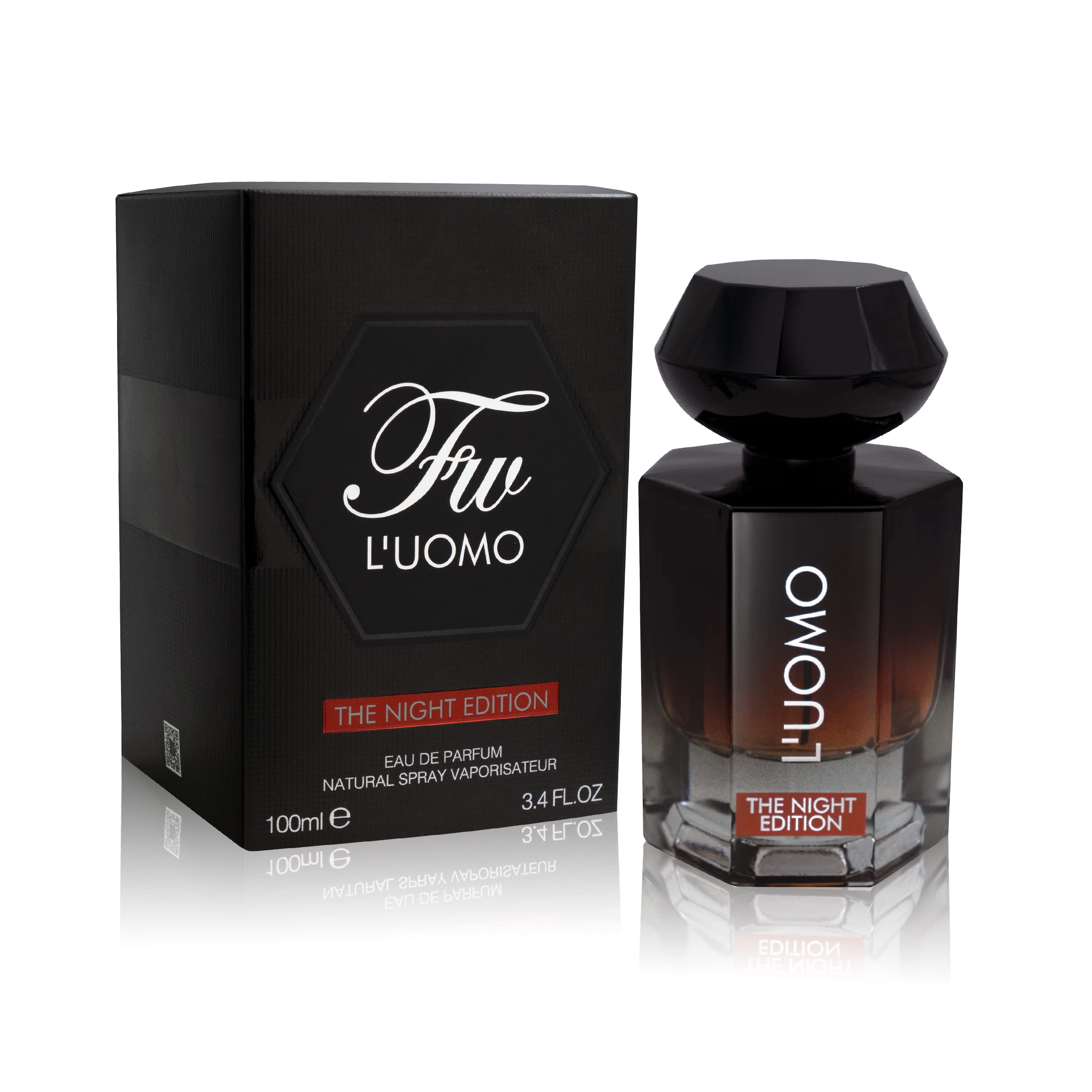 Fw L'Uomo The Night Edition - Eau de Parfum - By Fragrance World - Perfume For Men, 100ml