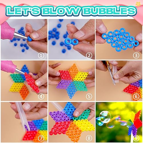 Vista 46 de 1000 cuentas de poni de caramelo de macarrón, cuentas para manualidades, cuentas para el cabello, suministros para cuentas, cuentas para hacer joyas