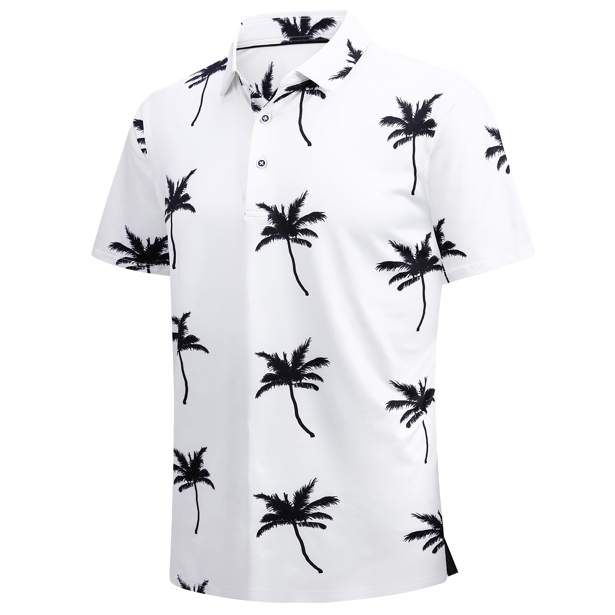 WARHORSEEGolf Polo Shirts for Men Short Sleeve Wrinkle Free 4 Way Stretch Moisture Wicking Performance Collared Tshirts