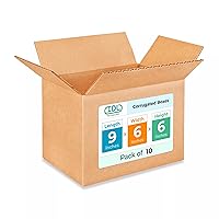 Vista 42 de Cajas pequeñas de mudanza y envío de 8 x 8 x 6 pulgadas (paquete de 10) – Extra resistentes 200 libras frente a las regulares – Cajas de cartón