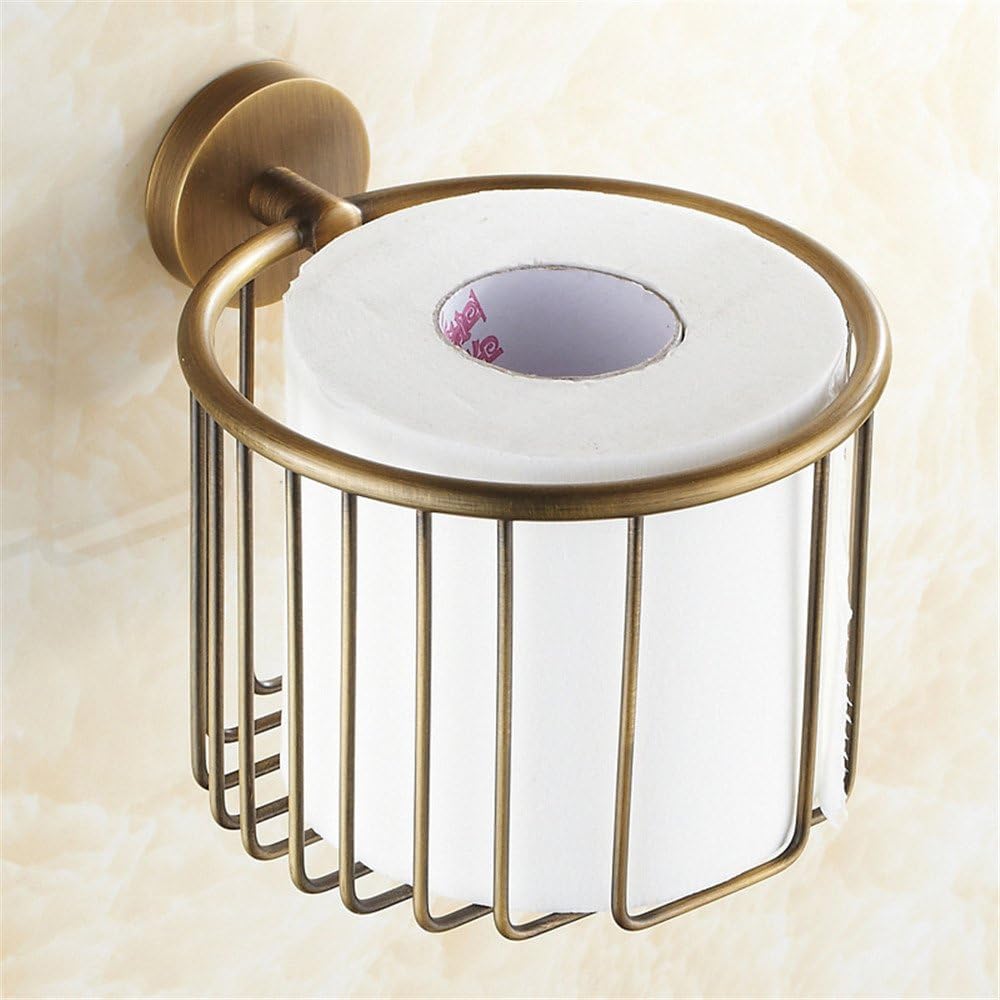 Amazon.co.jp RFVBNM coppergoldティッシュバスケットトイレットペーパーラッククロム/アンティーク/ Gilt紙