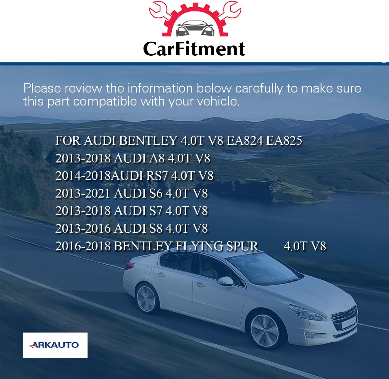 Performance Ignition Coil Packs Set Of 8 Compatible With AUDI A8 RS7 S6 S7 S8 BENTLEY FLYING SPUR 4.0T V8 EA824 EA825 Replacement For UF766 UF714 079905110H 079905110J 079905110N