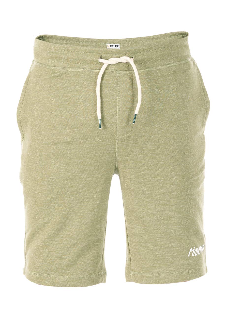 Riverso RIVMike Men's Sweat Shorts Bermuda Summer Sports Shorts Cotton Black Blue Red Olive Grey S M L XL 2XL 3XL 4XL 5XL - - Large