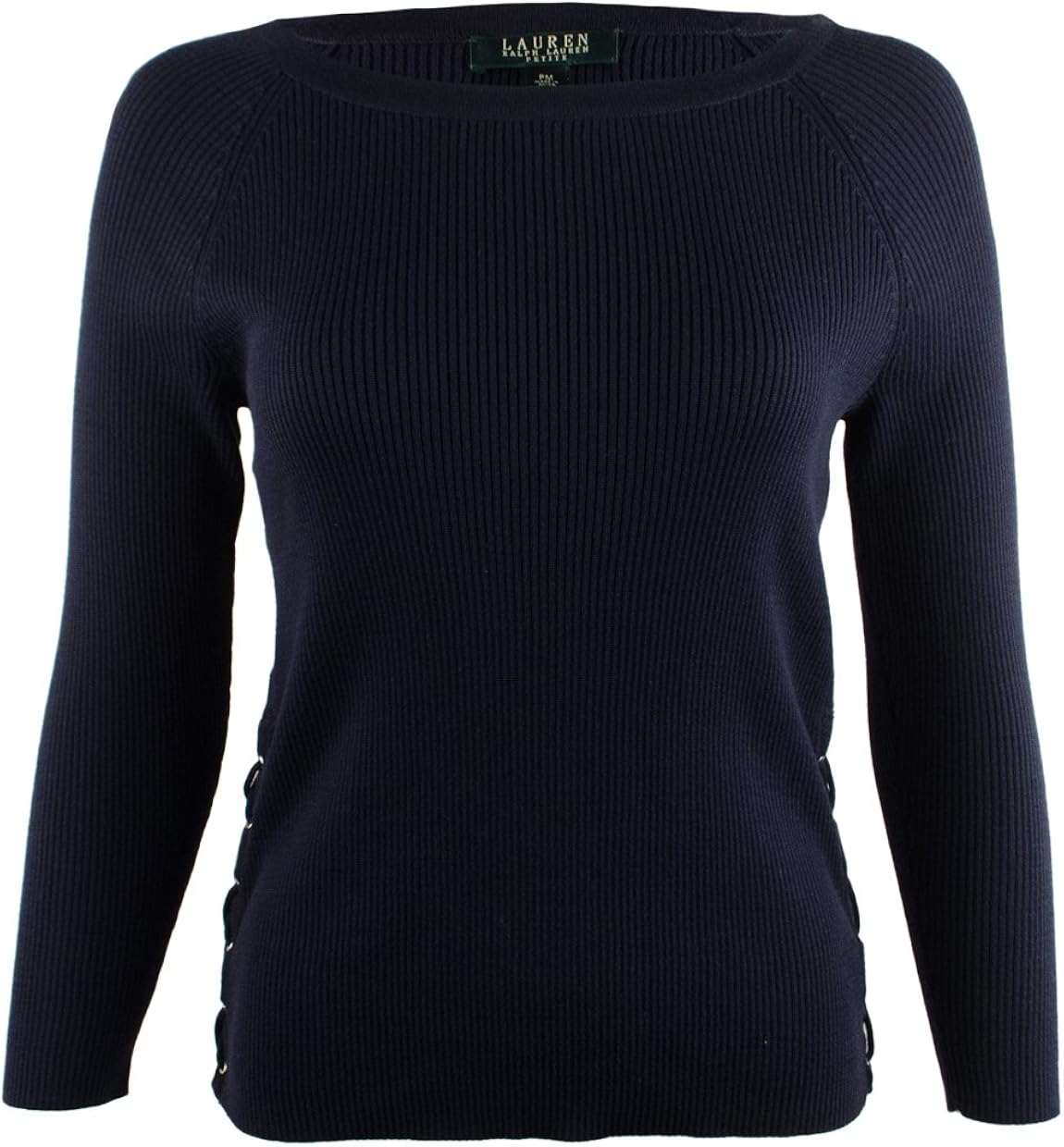 Lauren Ralph Lauren Womens Ribbed Knit Side Tie Pullover Sweater : Lauren Ralph Lauren: Amazon 