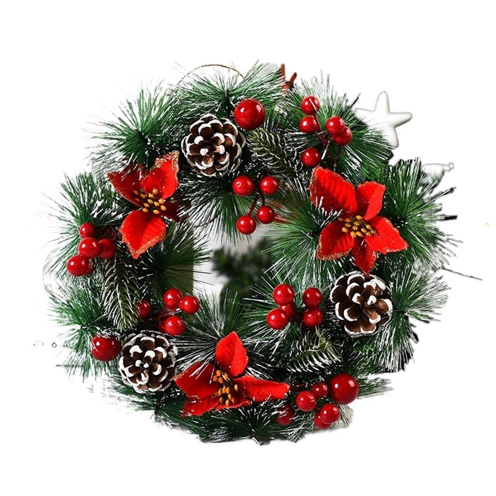 Wreaths Wreath Decoration Garland Front Door Window Pendant Ornament Party Supplies(Style 6)